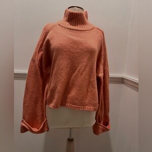 ASOS Women's Orange Turtleneck Sweater